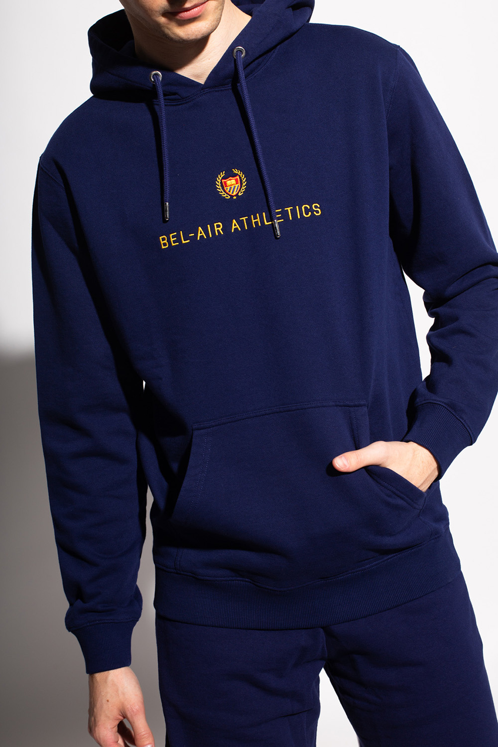 Bel Air Athletics Logo-embroidered hoodie